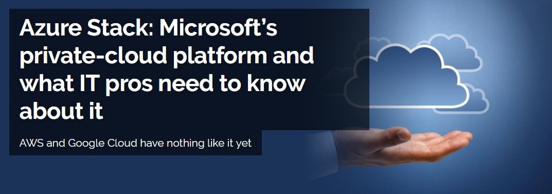 Microsoft's Private-Cloud Platform and What IT Pros need to know about it